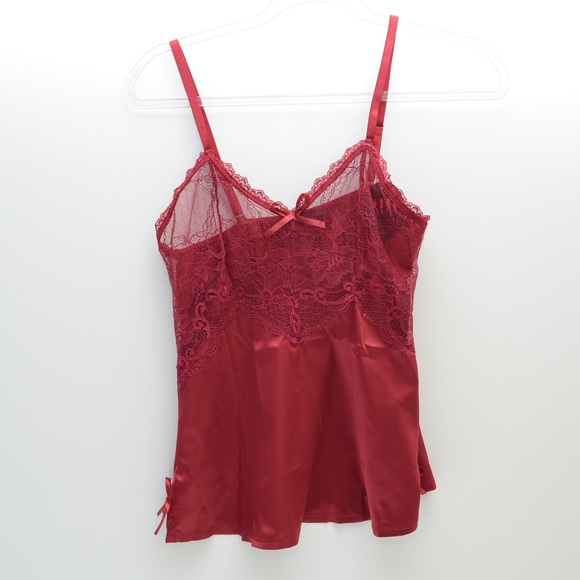 Satin Cami and Lace Shorts Lounge Set - Picture 7 of 7